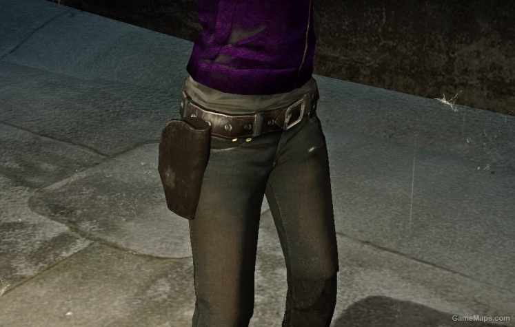 Zoey Purple Leather Jacket l4d2