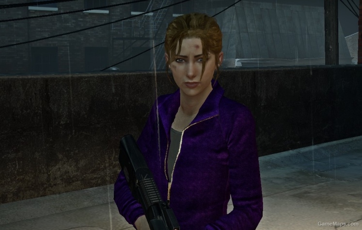 Zoey Purple Leather L4D2