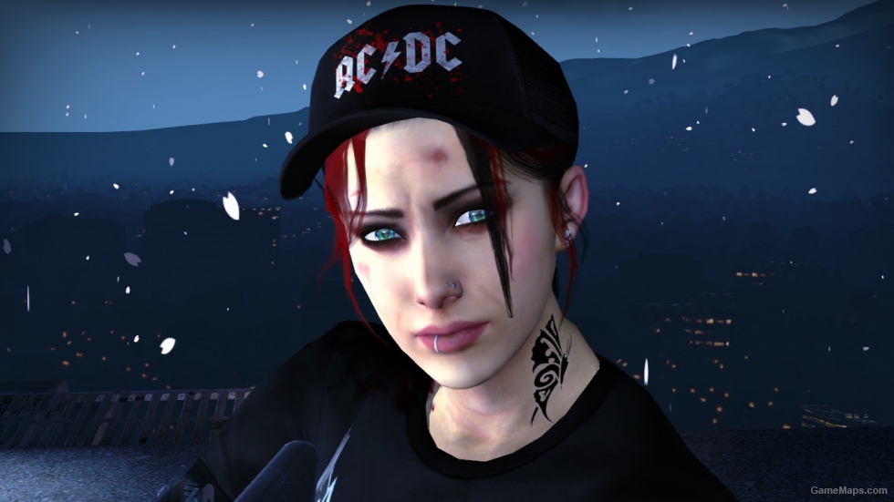 Zoey style hard rock (AC DC Black Ice T-Shirt)