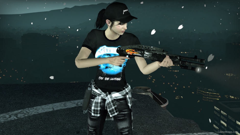 Zoey Style Heavy Metal (Metallica-Ride the Lightning T-Shirt)