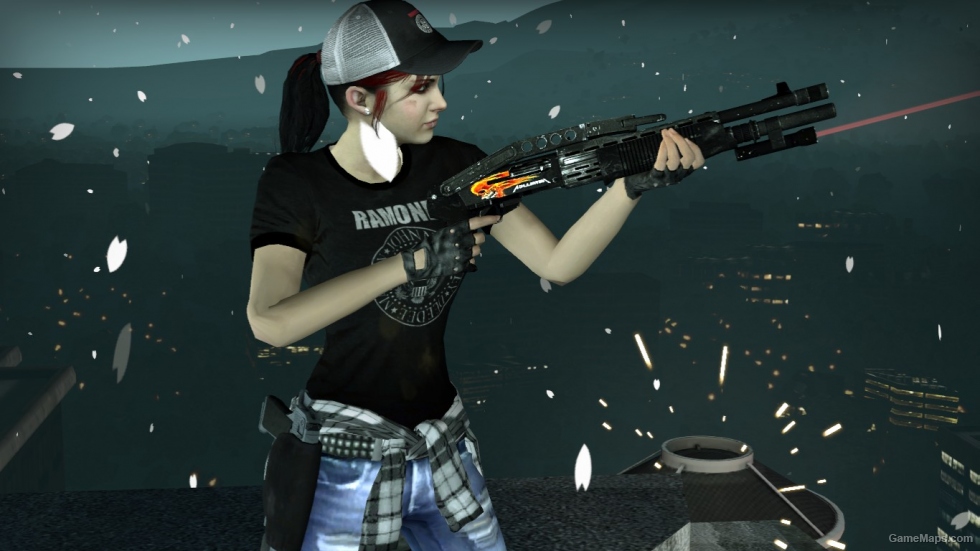 Zoey Style Punk Rock (The Ramones black T-Shirt)