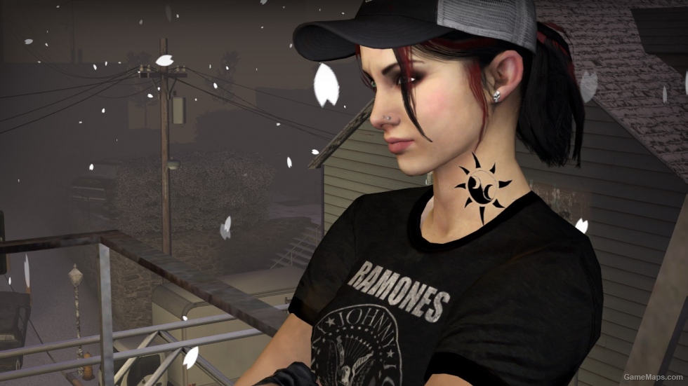 Zoey Style Punk Rock (The Ramones black T-Shirt)