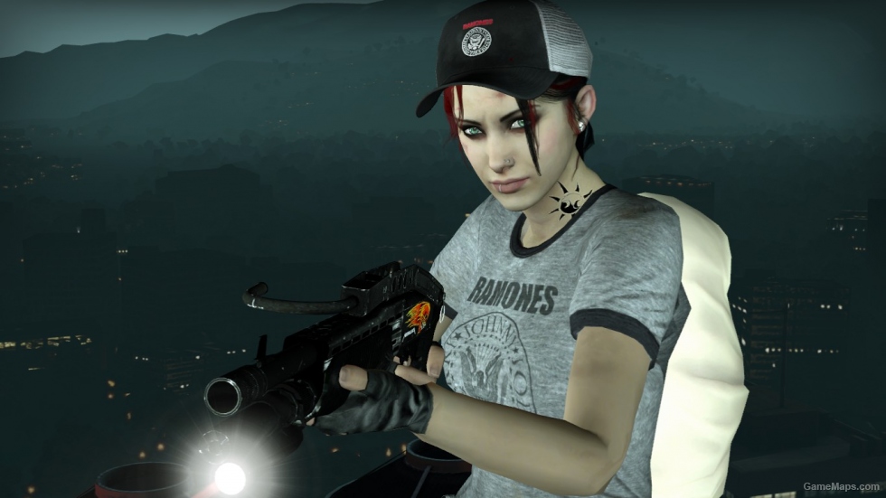 Zoey Style Punk Rock (The Ramones T-Shirt Grey)