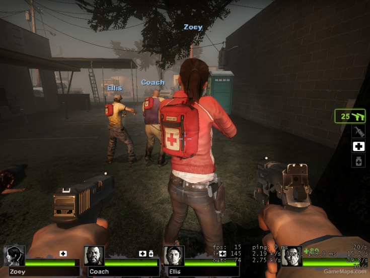 Zoey replaces Rochelle (L4D2)