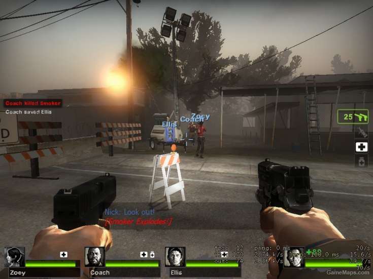 Zoey replaces Rochelle (L4D2)