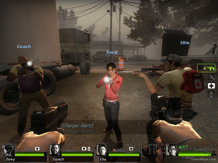 Zoey replaces Rochelle (L4D2)