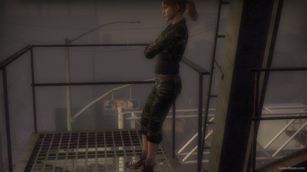 Zoey wearing shorts