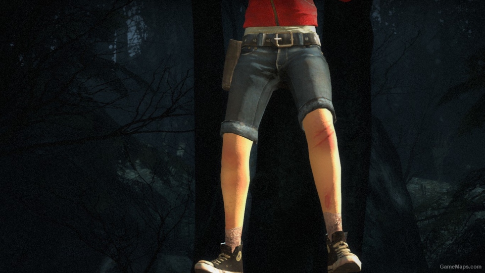 Zoey wearing shorts