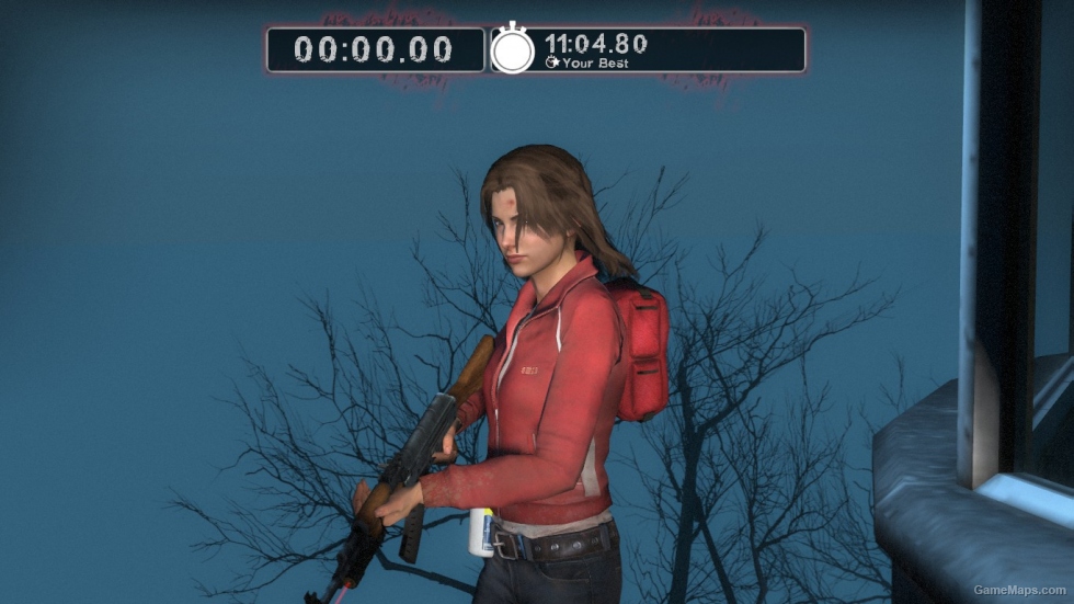 Zoey with her hair down