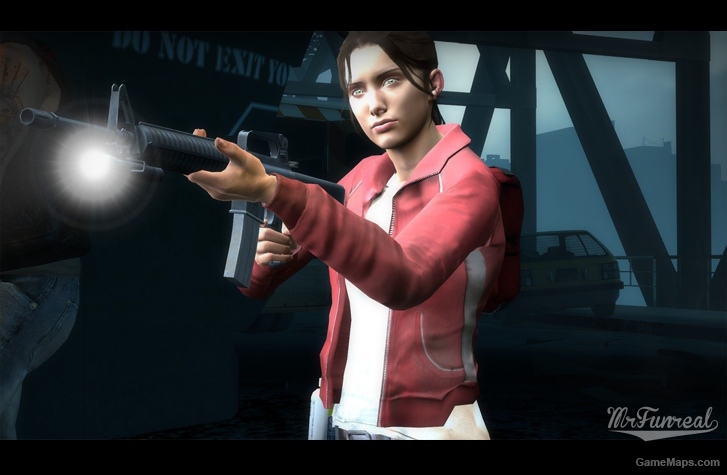 Zoey with open Jacket