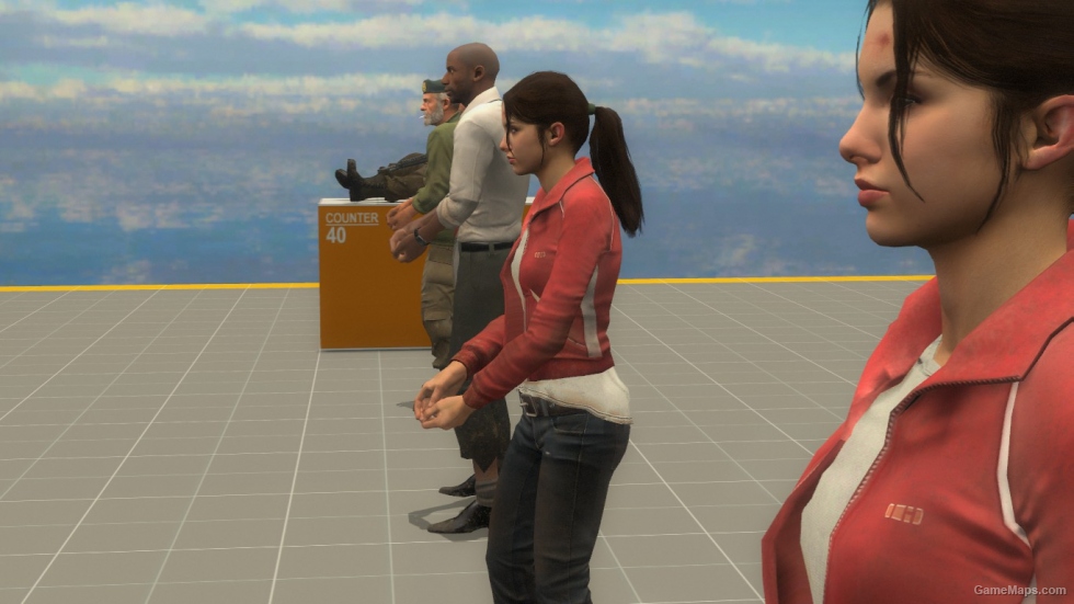 Zoey with open jacket and longer hair