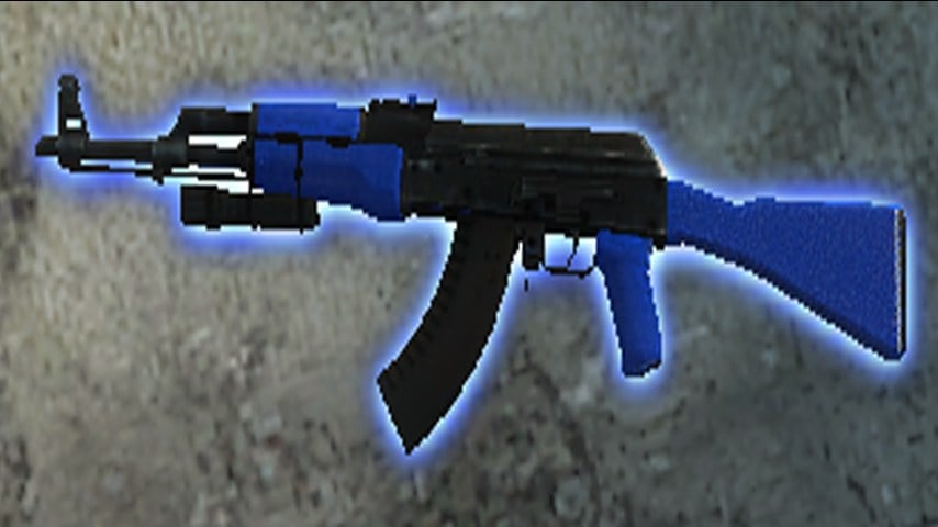 Black & Blue Styled Ak47 Black & Blue Styled Ak47