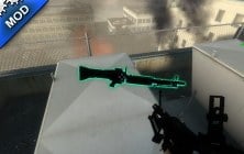 Black Matte M60 Heavy Machine Gun Black Matte M60 Heavy Machine Gun