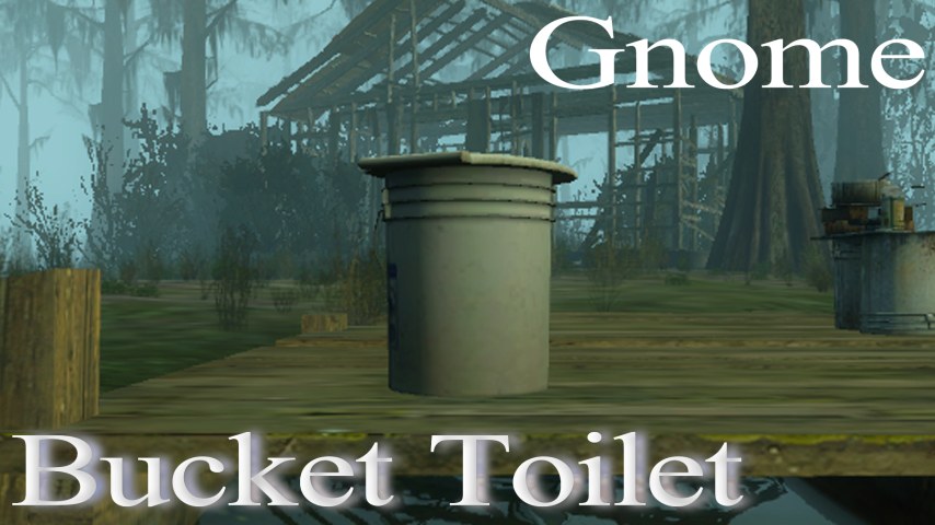 Bucket Toilet [ Gnome Chompski ]