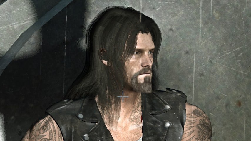 Francis with long hair Francis with long hair