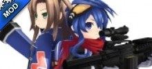 Hyperdimension Neptunia themed menu