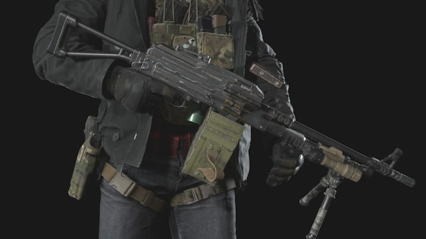 RE8 Village Degtyaryov PKM (M60) " can reload "