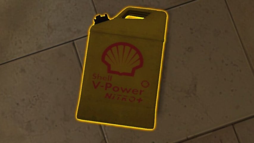 Shell yellow gas can Shell yellow gas can