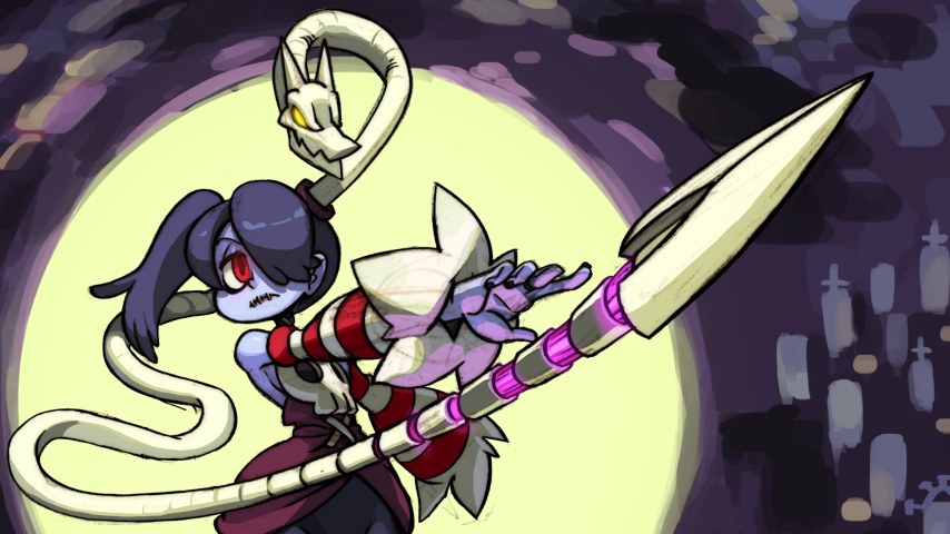 Skullgirls Squigly (over rochelle) Beta