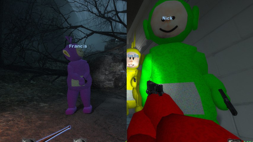 Teletubbies with Roblox faces (L4D1/L4D2)