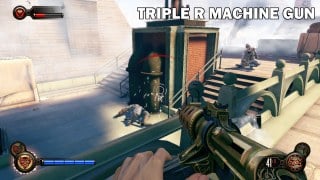 Triple R Machine Gun DLC Variant as SMG Triple R Machine Gun DLC Variant as SMG