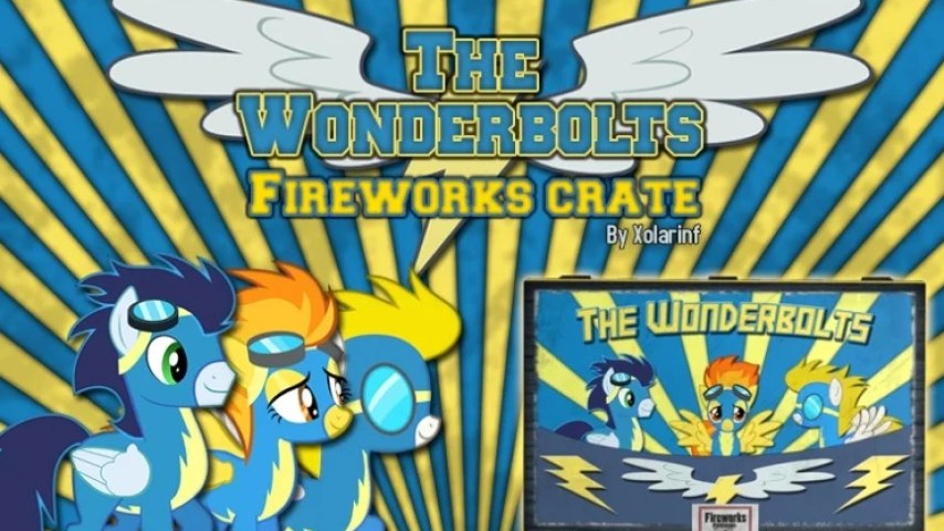 Wonderbolts fireworks crate