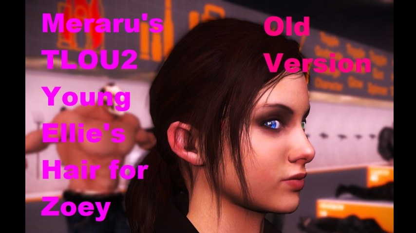 Zoey's Hair - TLOU2 Young Ellie [Old Version 1.1] (by Meraru)