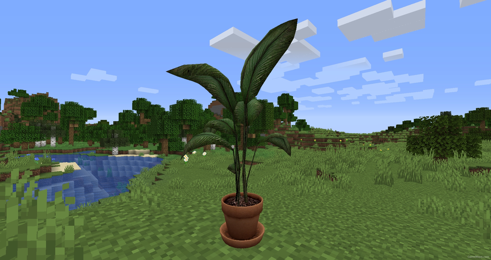 CSS Potted Plant (Minecraft) GameMaps