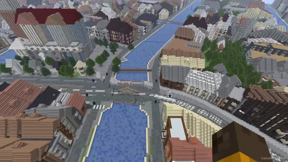 Amsterdam Canal Ring as a Minecraft Java World