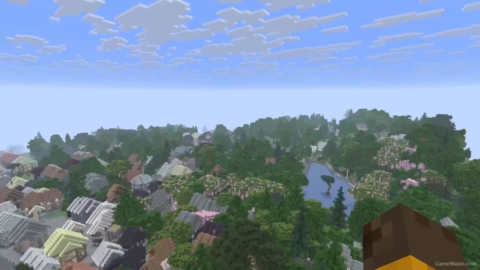 Arashiyama Bamboo Grove and Togetsukyo Bridge, Kyoto, Japan — Minecraft Java World
