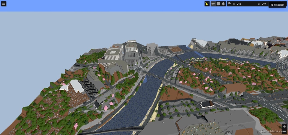 Berlin Mitte as a Minecraft Java World