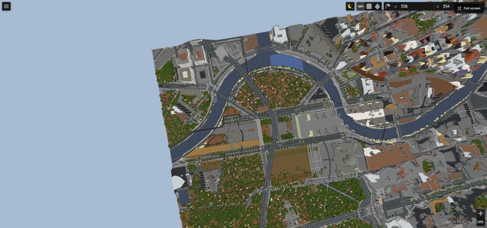 Berlin Mitte as a Minecraft Java World