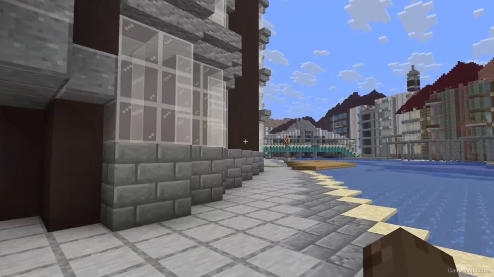 Grand Canal and Rialto Bridge, Venice, Italy — Minecraft Java World