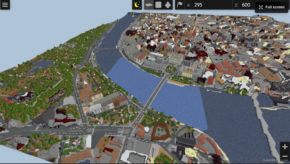 Josefov, Prague as a Minecraft Java World