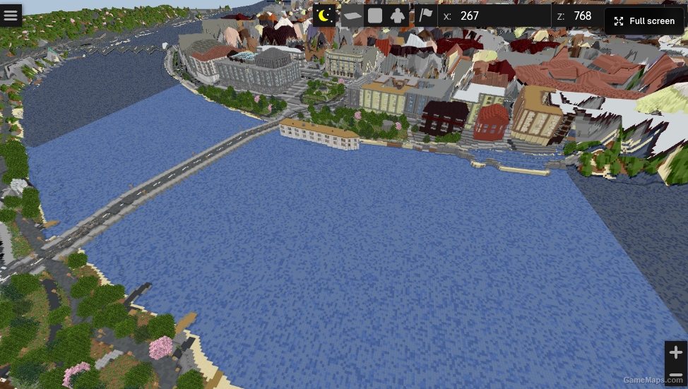 Josefov, Prague as a Minecraft Java World