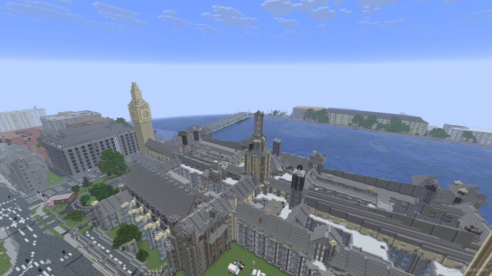 London Westminster and Parliament Square (MapMC Map)