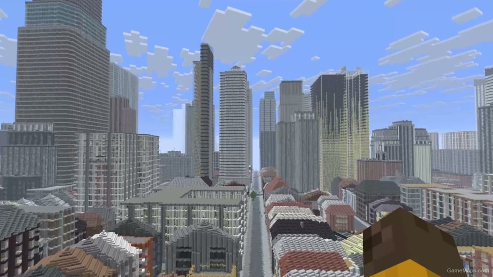 Manhattan Community Board 5, New York, United States as a Minecraft Java World