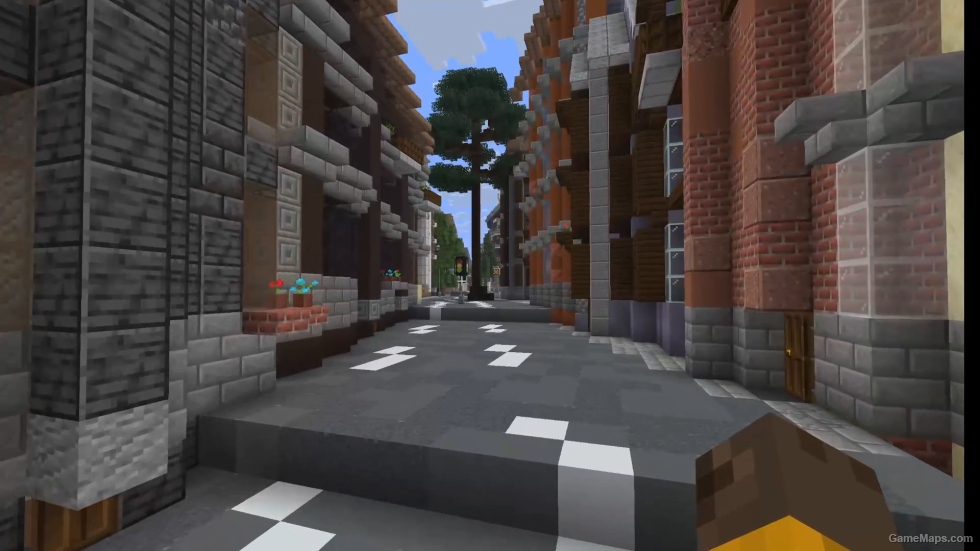 Royal Palace and Plaza de Oriente, Madrid, Spain — Minecraft Java World