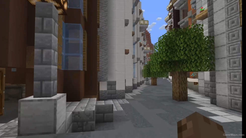 Royal Palace and Plaza de Oriente, Madrid, Spain — Minecraft Java World