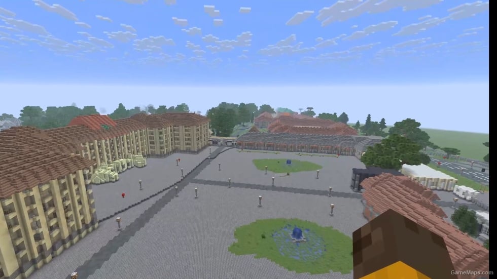 Schönbrunn Palace and Gardens, Vienna, Austria — Minecraft Java World