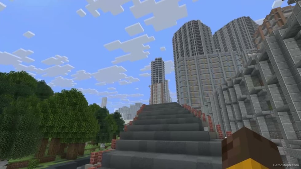 Yau Tsim Mong, Hong Kong as a Minecraft Java World