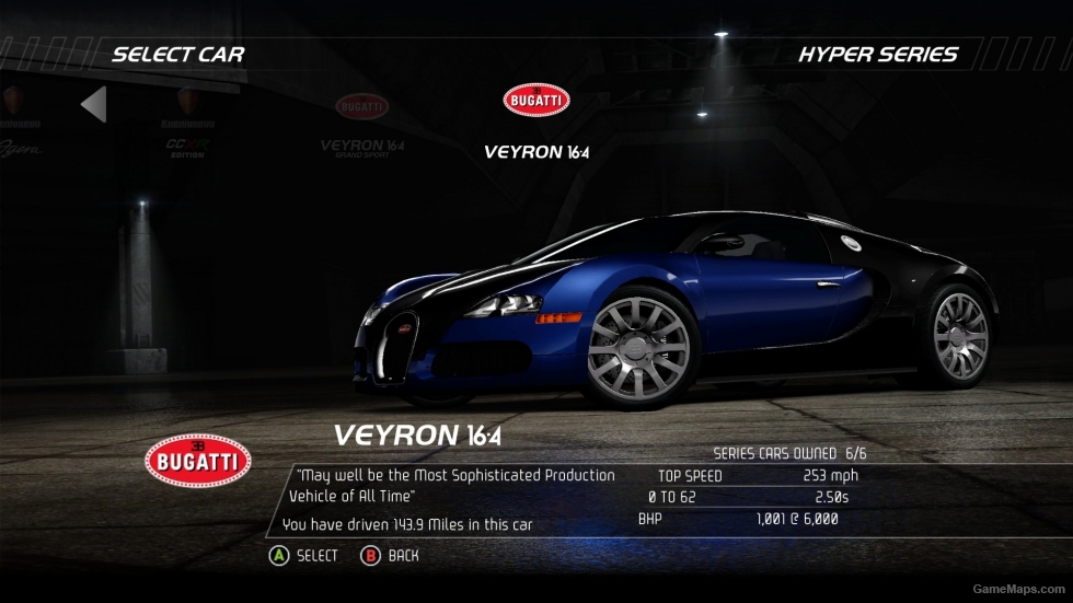Unlocked cars from Limited Edition & SCPD Rebels