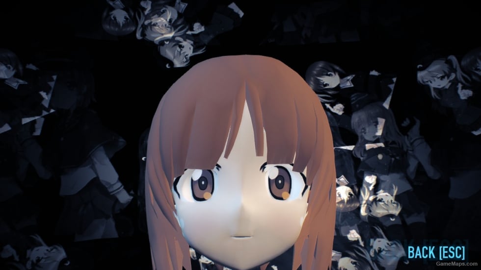 Nishizumi Miho MMD replaces Kawaii mask