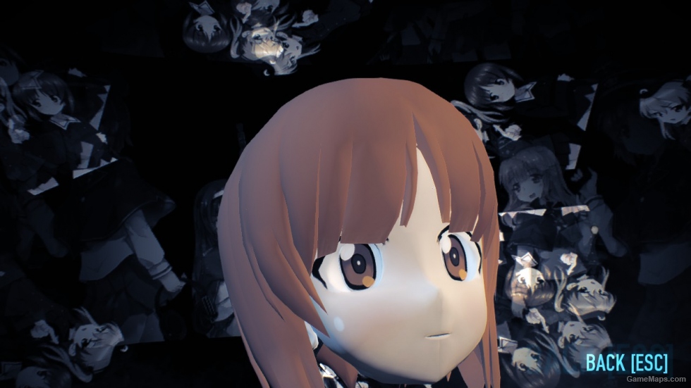 Nishizumi Miho MMD replaces Kawaii mask