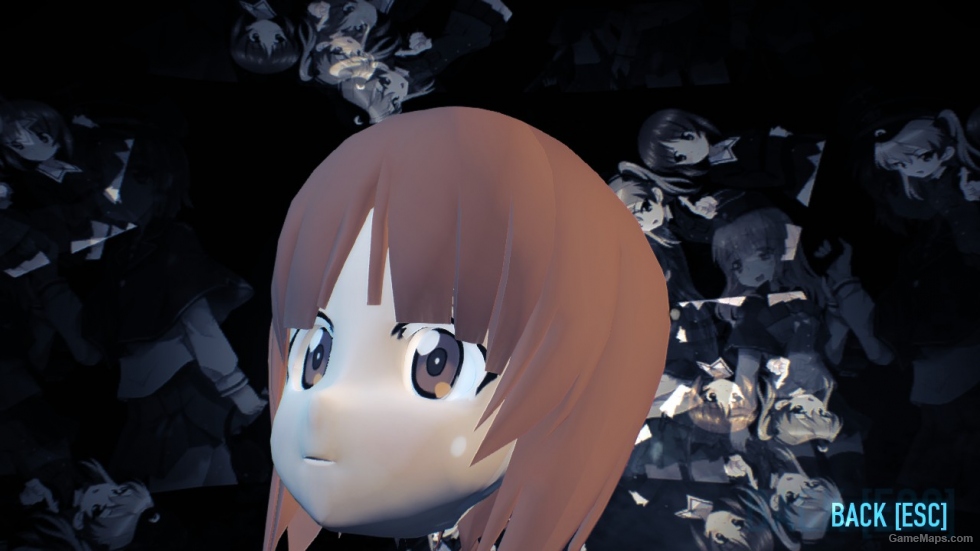 Nishizumi Miho MMD replaces Kawaii mask