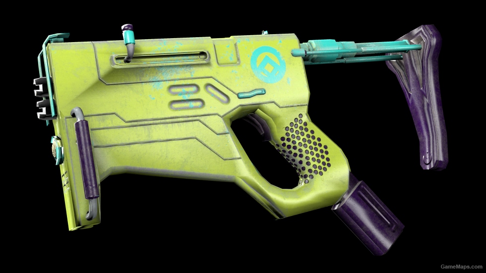 Sketchfab - Cyberpunk Light Auto Gun