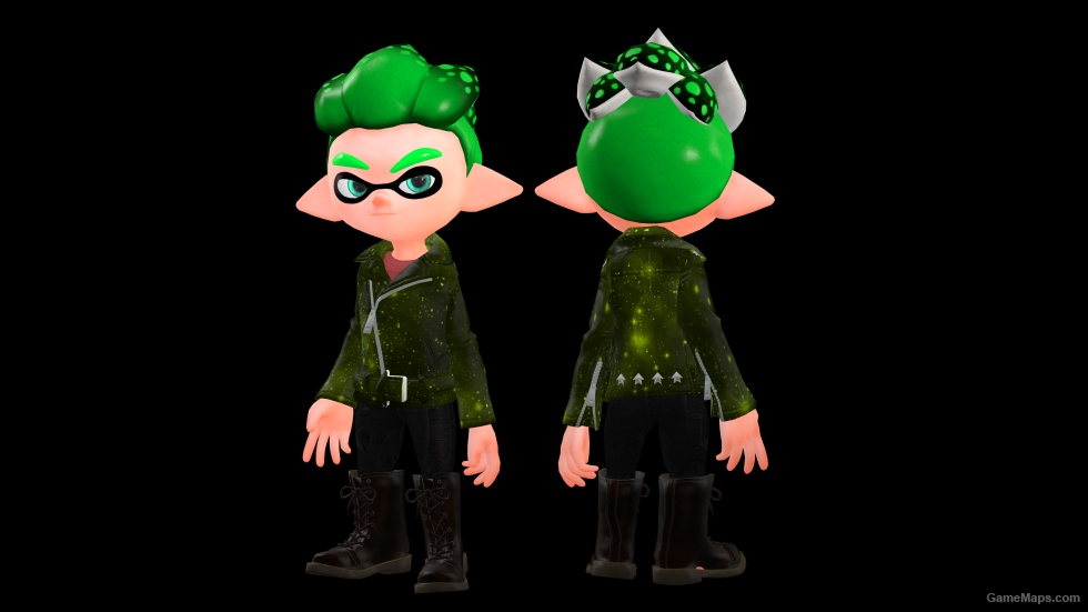 Splatoon - Blue's Custom Jackets