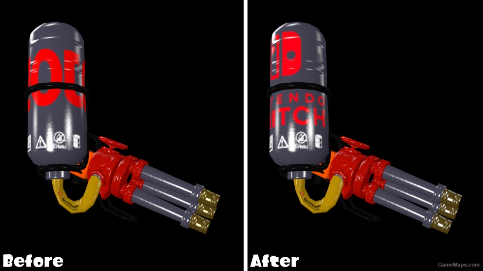 Splatoon - Switch Hydra Splatling Texture