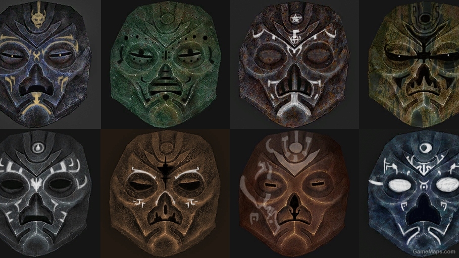 Alternate Dragon Priest Masks Skyrim Gamemaps