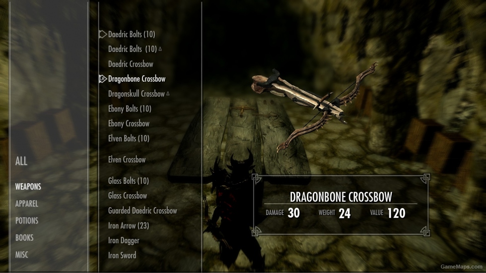 Skyrim Glass Crossbow